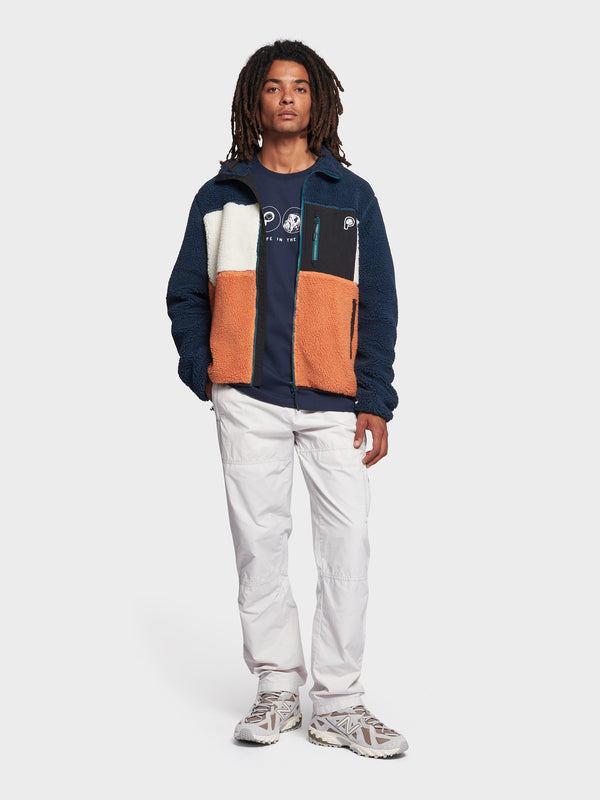 Penfield P Bear Borg Fleecejacke Herren Blau Türkis | P-9415832