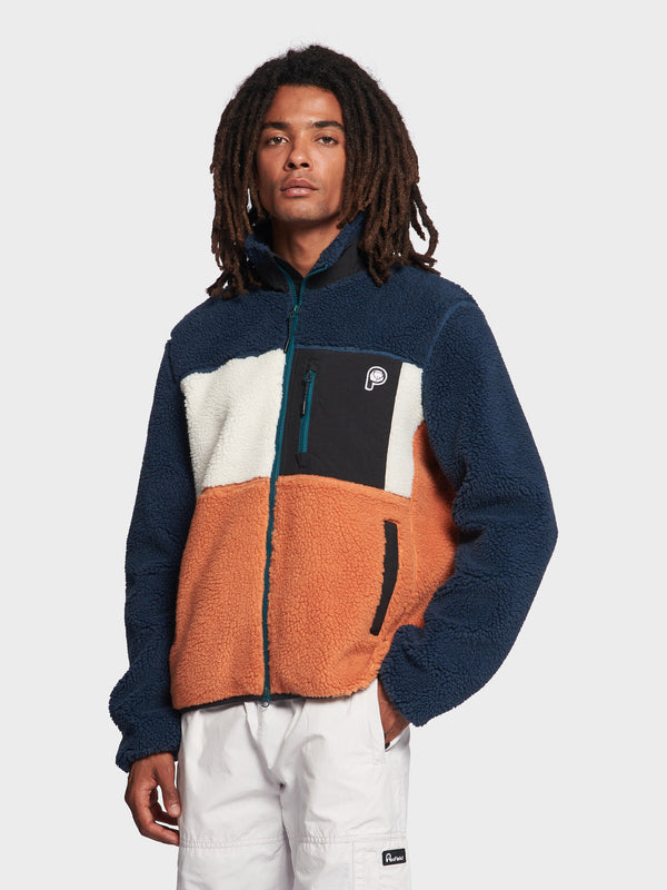 Penfield P Bear Borg Fleecejacke Herren Blau Türkis | P-9415832