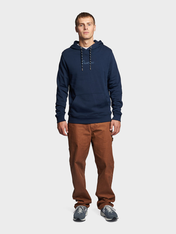 Penfield P Bear Graphic Print Hoodie Herren Navy Blau | P-9064837