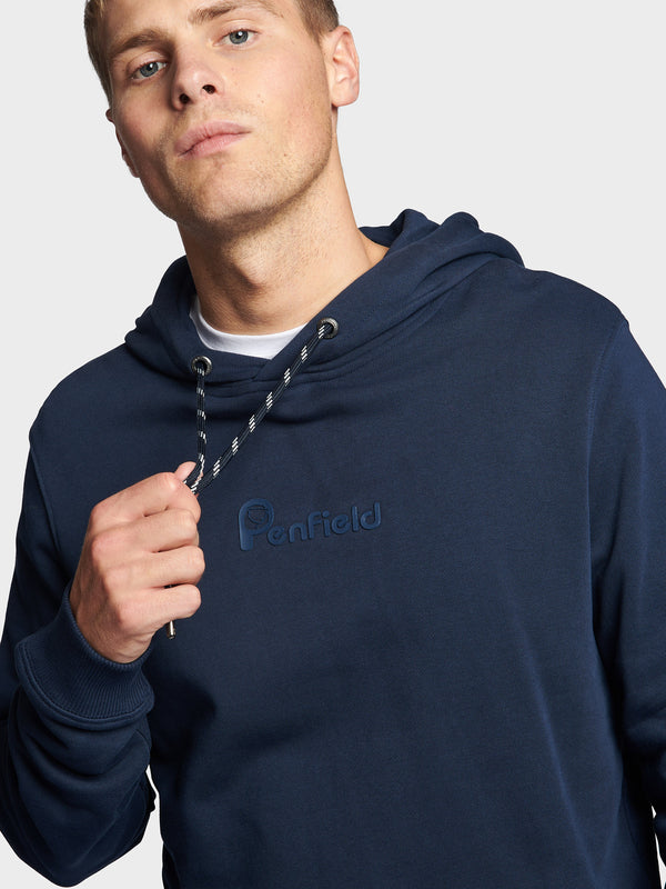 Penfield P Bear Graphic Print Hoodie Herren Navy Blau | P-9064837