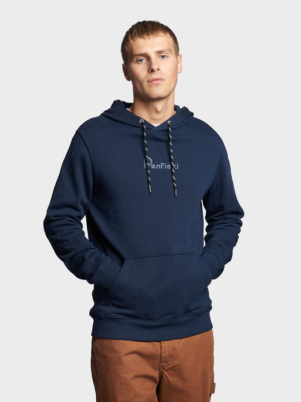 Penfield P Bear Graphic Print Hoodie Herren Navy Blau | P-9064837
