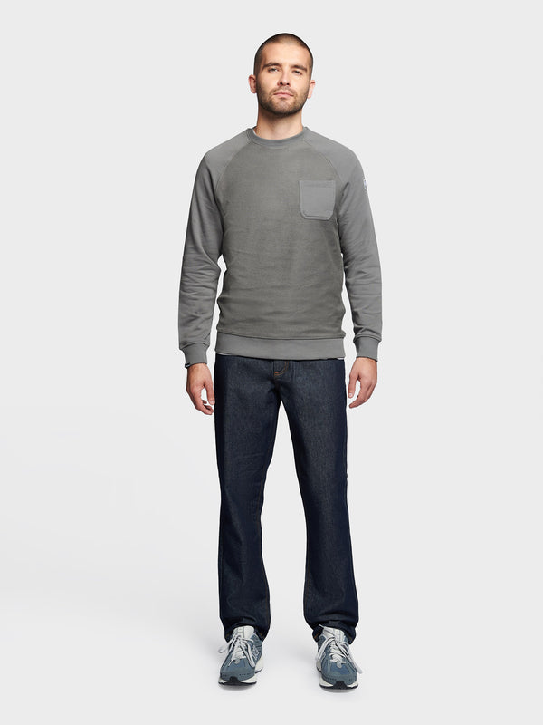 Penfield P Bear Reverse Loopback Pullover Herren Grau | P-4896530