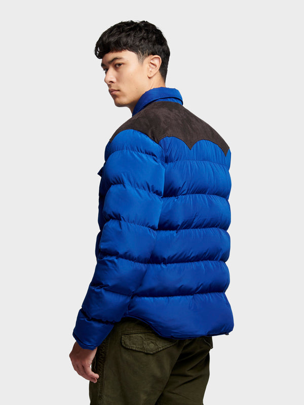 Penfield Penfield Contrast Yoke Pufferjacke Herren Blau | P-6547183