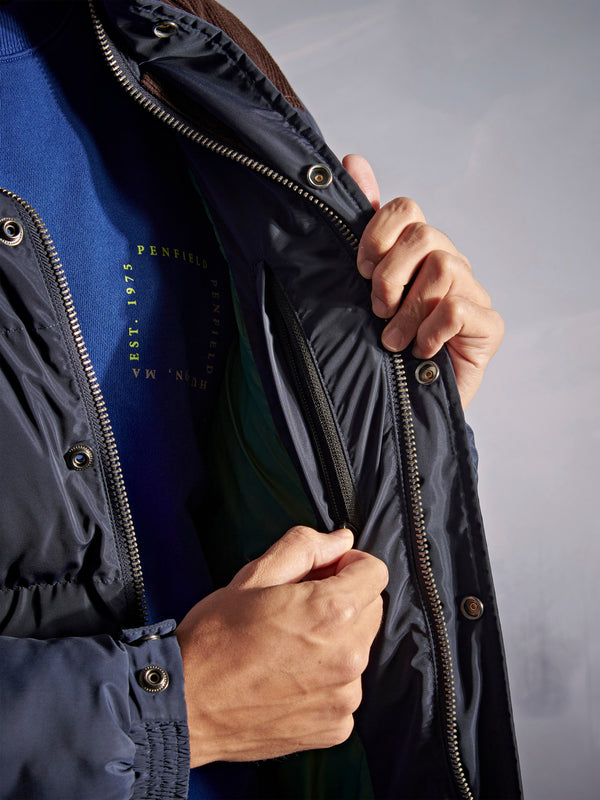 Penfield Penfield Easton Pufferjacke Herren Navy Blau | P-7319056