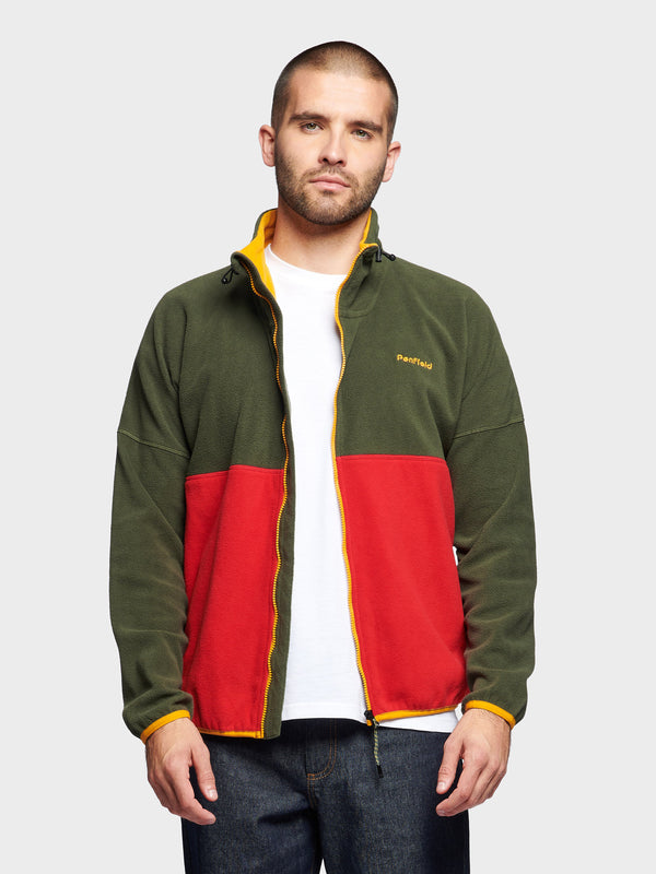 Penfield Polar Fleecejacke Herren Rot | P-9731406