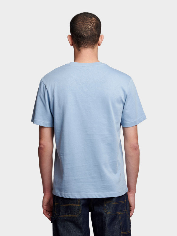 Penfield Relaxed Fit Embroidered Mountain T-shirts Herren Blau | P-4795061
