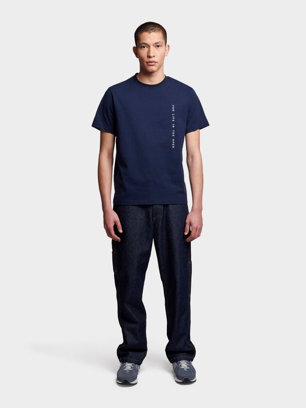 Penfield Relaxed Fit For Life T-shirts Herren Navy Blau | P-0129853