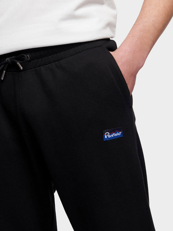 Penfield Relaxed Fit Original Logo Jogginghose Herren Schwarz | P-0965487
