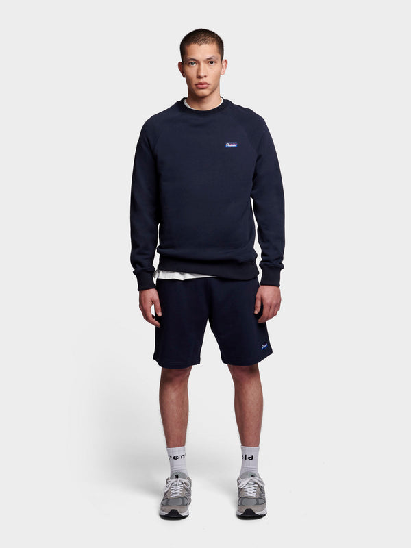 Penfield Relaxed Fit Original Logo Kurze Hose Herren Blau | P-7351960