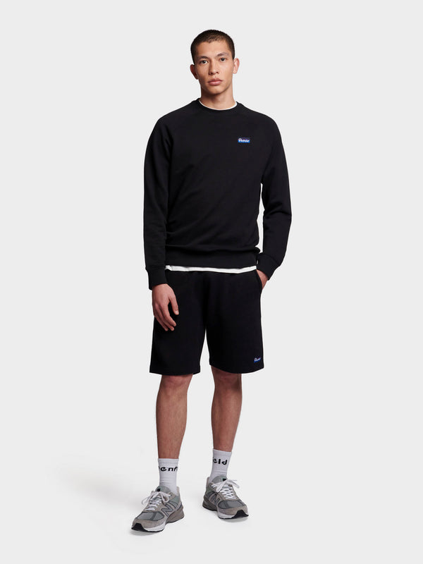 Penfield Relaxed Fit Original Logo Kurze Hose Herren Schwarz | P-2513948