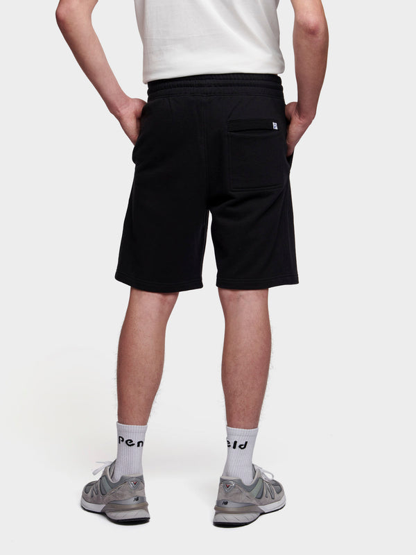 Penfield Relaxed Fit Original Logo Kurze Hose Herren Schwarz | P-2513948