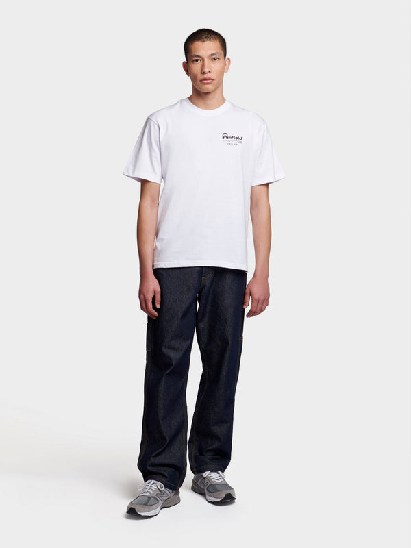 Penfield Relaxed Fit Valley T-shirts Herren Weiß | P-4019837