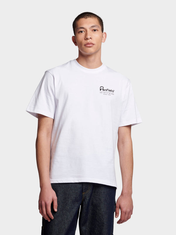 Penfield Relaxed Fit Valley T-shirts Herren Weiß | P-4019837