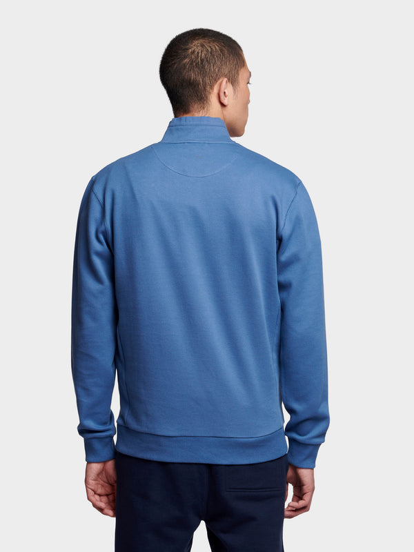 Penfield Relaxed Fit Washed Funnel Sweatshirt Herren Blau | P-4936087
