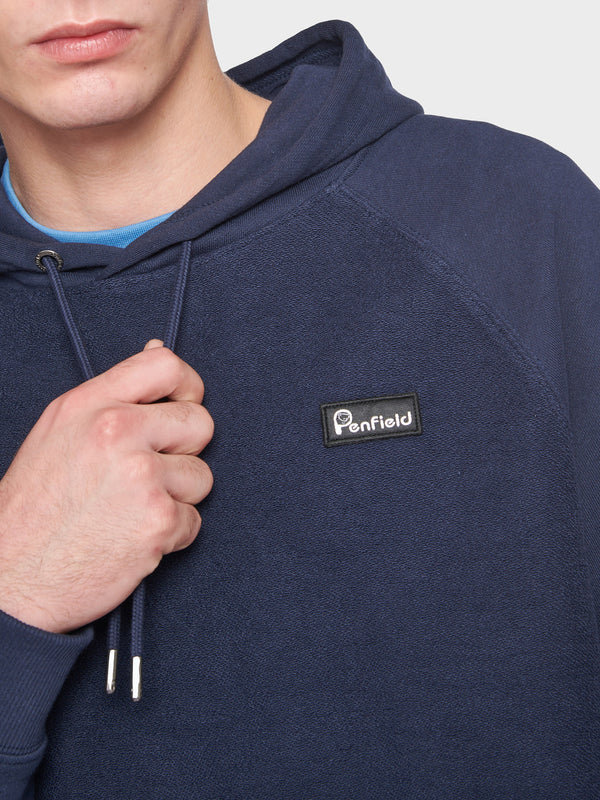 Penfield Reverse Loopback Hoodie Herren Navy Blau | P-8265031