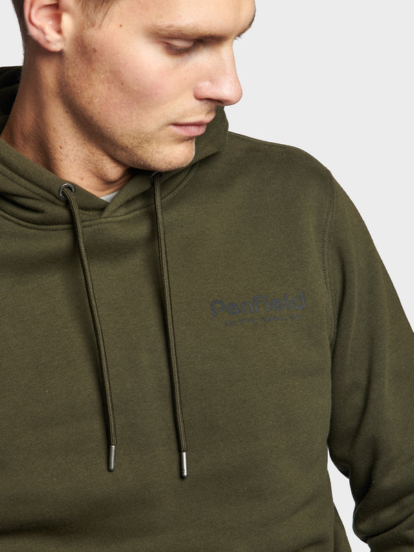 Penfield Ridge Trail Back Graphic Hoodie Herren Dunkelgrün | P-1853746