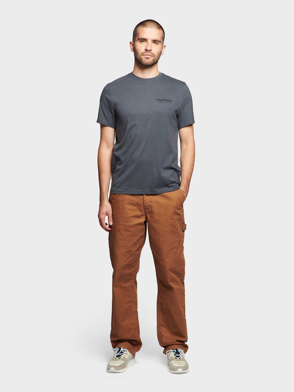 Penfield Ridge Trail Back Graphic T-shirts Herren Blau | P-8271340