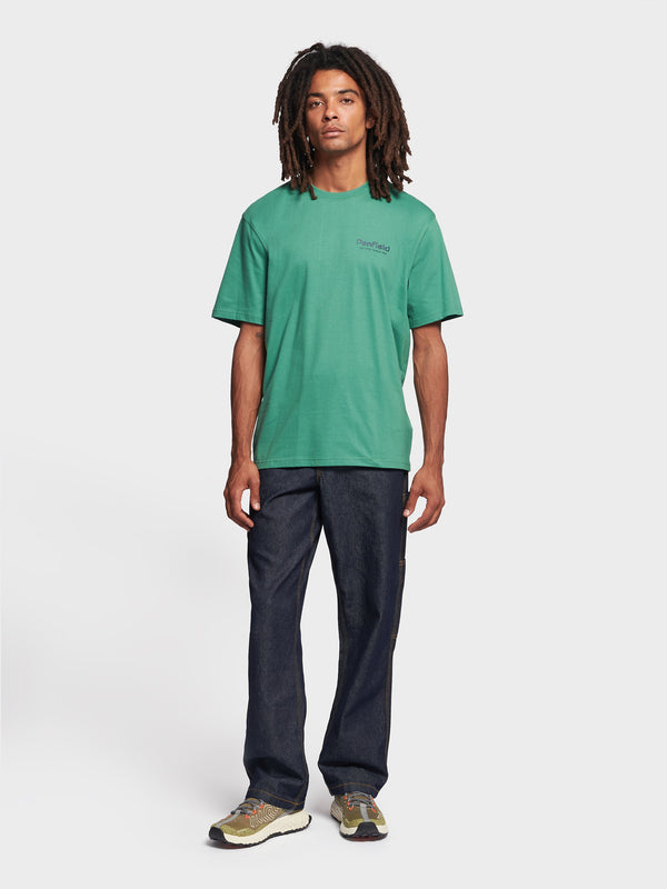 Penfield Script T-shirts Herren Grün | P-9861204