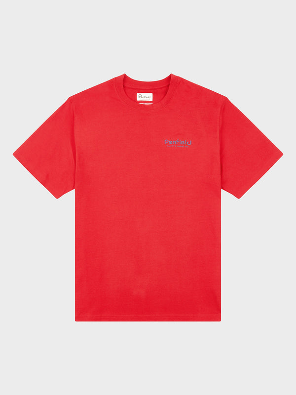Penfield Script T-shirts Herren Rot | P-3271985