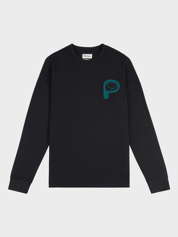 Penfield Trail Long Sleeve T-shirts Herren Schwarz | P-9301756