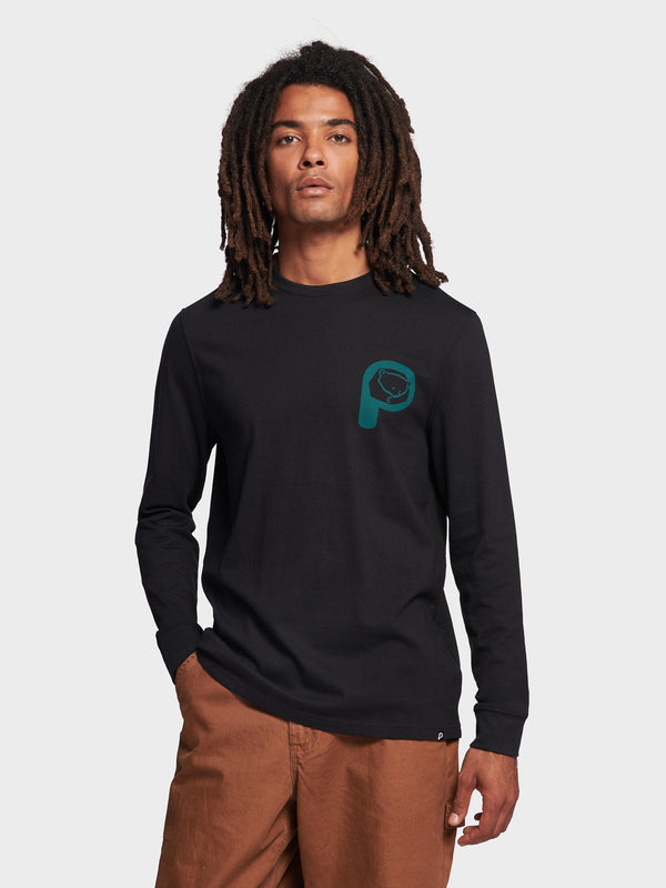 Penfield Trail Long Sleeve T-shirts Herren Schwarz | P-9301756