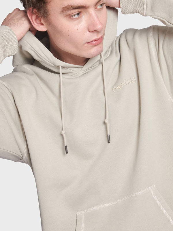 Penfield Washed Loopback Hoodie Herren Silber Grau | P-9073456