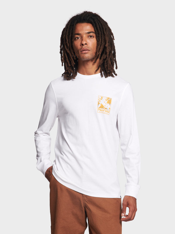 Penfield Yosemite Trail Satellite Long Sleeve T-shirts Herren Weiß | P-3802649